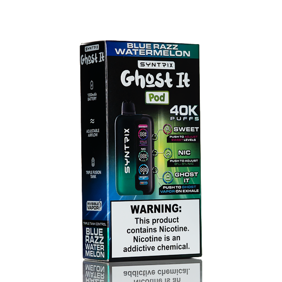 SYNTRIX x Pod Juice Ghost It 40K 40000 Puffs Disposable Vape - 14mL