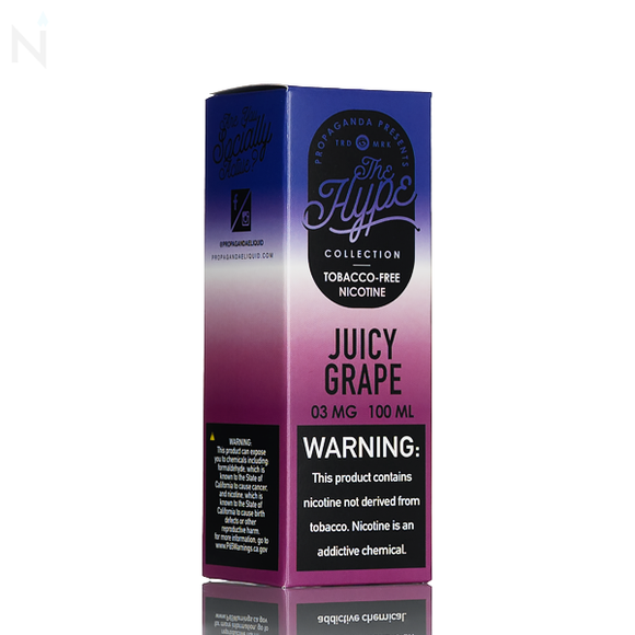 The HYPE by Propaganda E-Liquid - Juicy Grape - 100mL