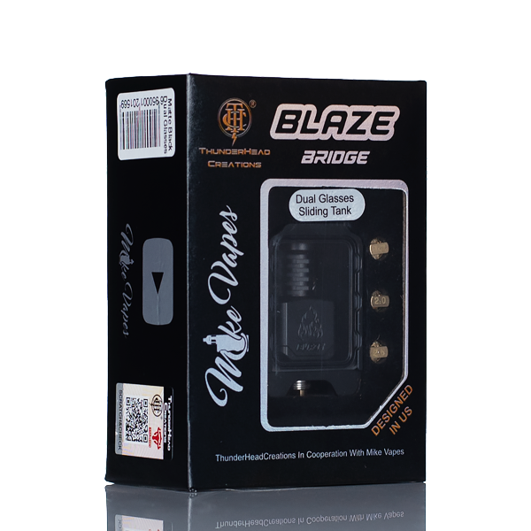 Thunderhead Creations x Mike Vapes Blaze Boro Tank & Bridge w/ Dual Sliding Glass