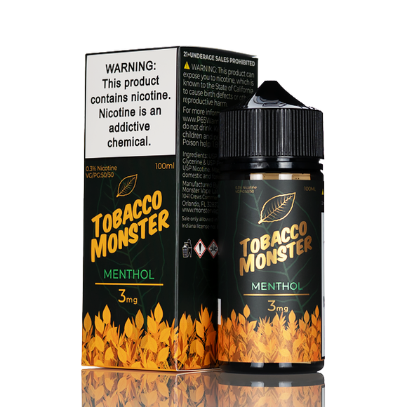 Tobacco Monster - Menthol - 30ml