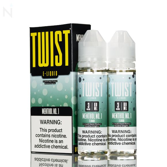Twist E-Liquid - Menthol No. 1 - 60mL x 2