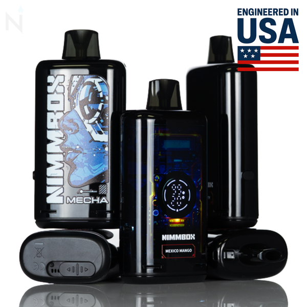 【爆煙】 電子タバコ メネシス Nemesis MOD 超人気 レインボー NimmBox Mecha 50K Puffs Disposable Vape | Only $15.99