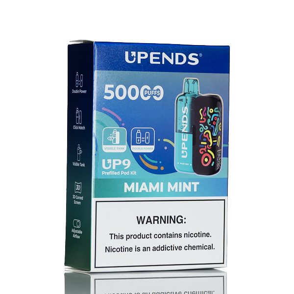 upends vape pens pods UPENDS UP9 50K 50000 Puffs Disposable Kit - 20mL