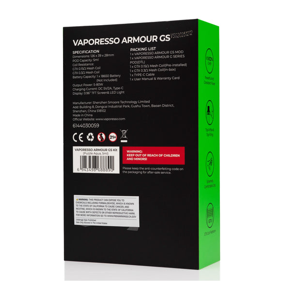 Vaporesso Armour GS Pod System Kit