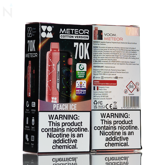 Voom Meteor 70K Disposable Vape - 20mL