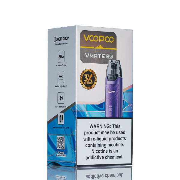 VooPoo Vmate Max 30W Pod System | 3X Pod Longevity Technology VooPoo Vmate Max 30W Pod System | 3X Pod Longevity Technology