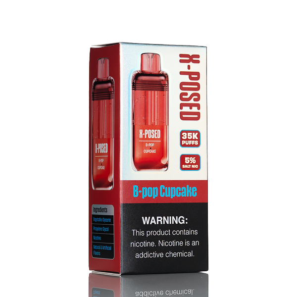 x-posed disposable vape Menthol eLiquid by Blu