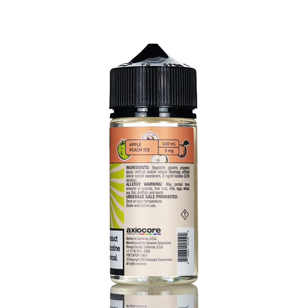Yogi Blends E-Liquid - Apple Peach Ice - 100mL | E-Liquid Yogi Blends E-Liquid - Apple Peach Ice - 100mL | E-Liquid