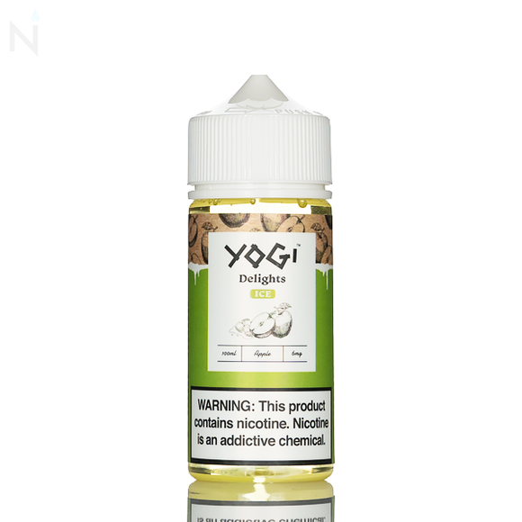 Yogi Delights Green Apple Ice E-Liquid - 100mL