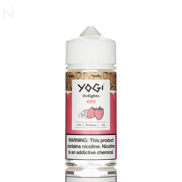 Yogi Delights Strawberry Ice E-Liquid - 100mL