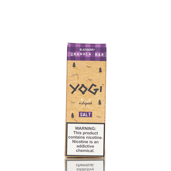 Yogi Salt Nic - Blackberry Granola Bar - 30ml 1 Blackberry Granola Bar -  Yogi E-liquids 60mL Lucid Boost X