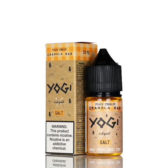Yogi Salt Nic - Peach Cobbler Granola Bar - 30mL