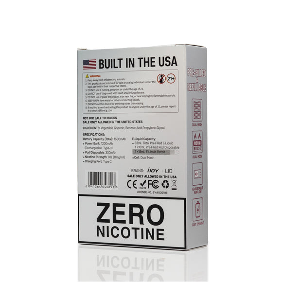 iJoy XP100K Disposable Kit Zero Nicotine