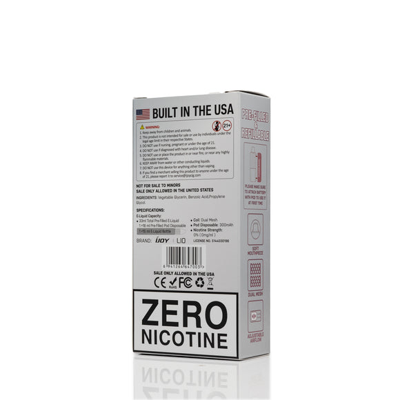 iJoy XP100K Replacement Pods Zero Nicotine