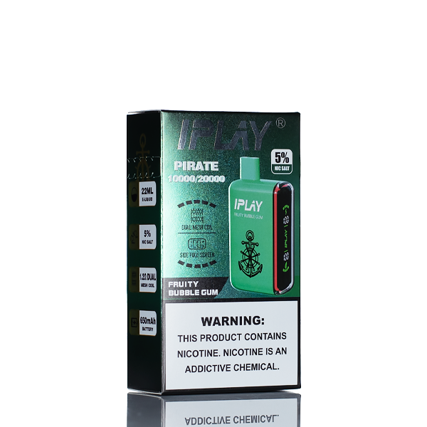 iPlay Pirate 20000 Puffs Disposable Vape - 22ML | 5% Salt Nic iPlay Pirate 20000 Puffs Disposable Vape - 22ML | 5% Salt Nic
