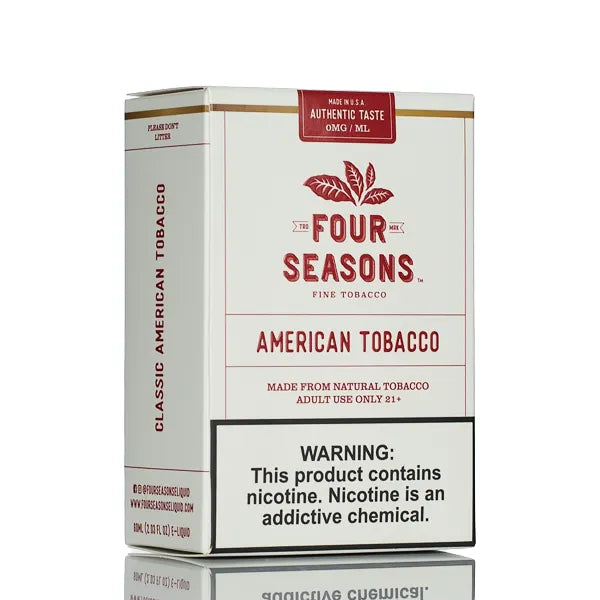 Four Seasons - No Nicotine Vape Juice - 60ml