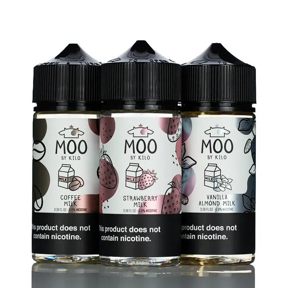 Moo E-Liquids - No Nicotine Vape Juice - 100ml