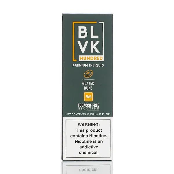 BLVK Hundred E-liquid - Glazed Buns - 100ml | Vape Juice BLVK Hundred E-liquid - Glazed Buns - 100ml | Vape Juice