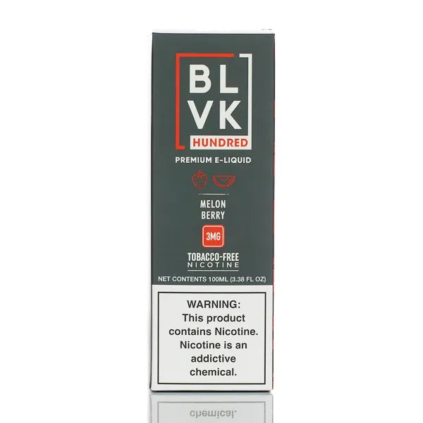 BLVK Hundred E-liquid - Melon Berry - 100ml | Vape Juice BLVK Hundred E-liquid - Melon Berry - 100ml | Vape Juice