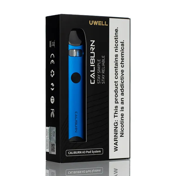 Uwell Caliburn A3 13W Pod System | Portable Pod, Vape Starter Kit Uwell Caliburn A3 13W Pod System | Portable Pod, Vape Starter Kit
