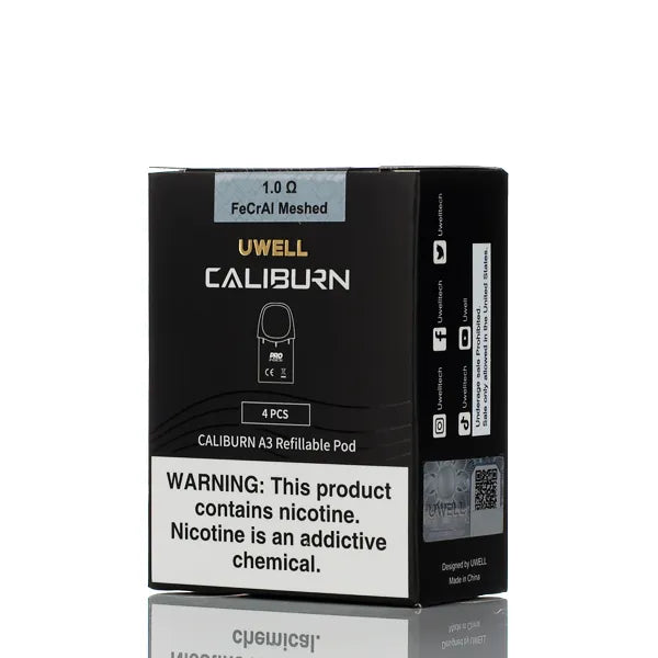Uwell Caliburn A3 Replacement Pods (Pack of 4) - 0