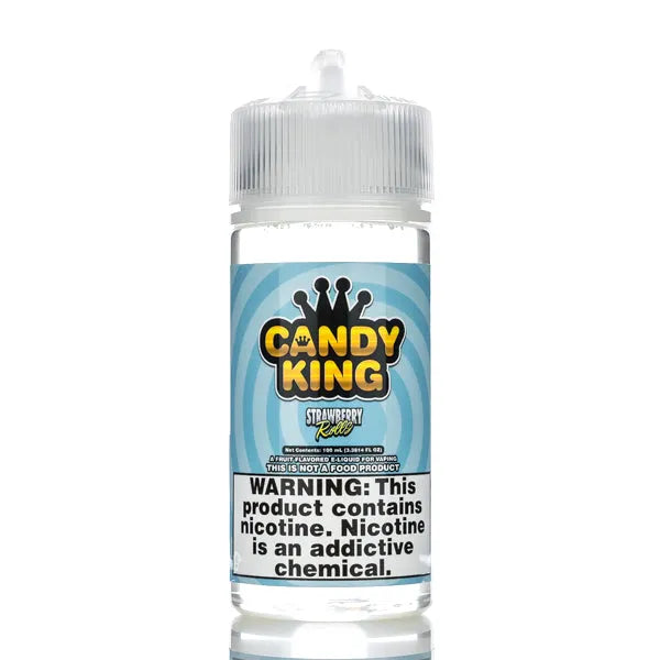 candy king strawberry belts lowest price 6 ml vape juice Candy King - Strawberry Rolls - 100ml