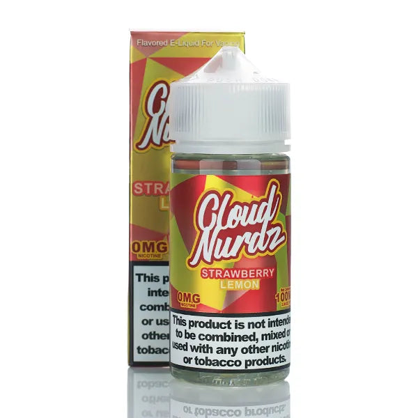 Cloud Nerds Vape Juice Flavors Cloud Nurdz E-Liquid No Nicotine Vape Juice  100ml (Watermelon Apple Cloud Nurdz Watermelon Berry