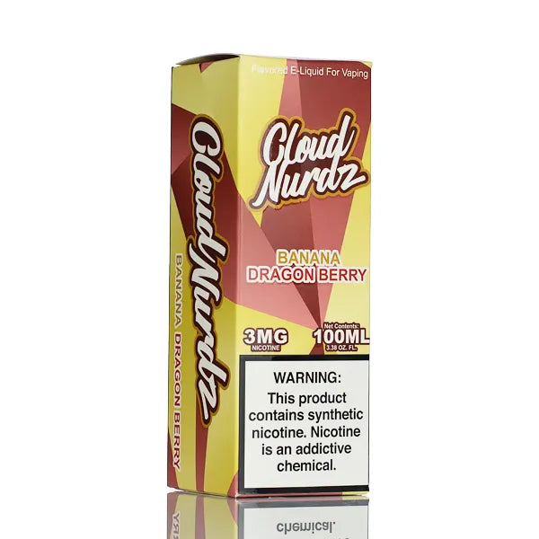 Cloud Nurdz E-Liquid - Banana Dragon Berry - 100ml| E-Juice Cloud Nurdz E-Liquid - Banana Dragon Berry - 100ml| E-Juice