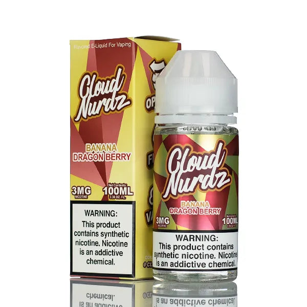 Cloud Nurdz E-Liquid - Banana Dragon Berry - 100ml| E-Juice