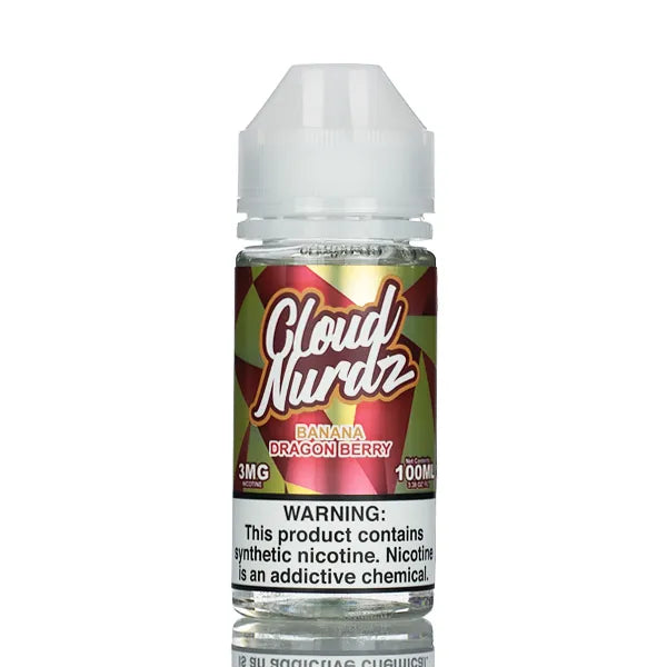 Cloud Nurdz E-Liquid - Banana Dragon Berry - 100ml| E-Juice Cloud Nurdz E-Liquid - Banana Dragon Berry - 100ml| E-Juice