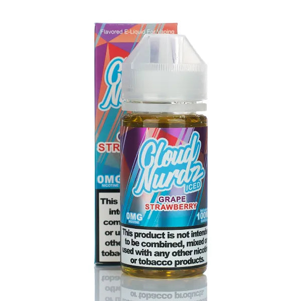 Cloud Nurdz ICED E-Liquid - No Nicotine Vape Juice - 100ml