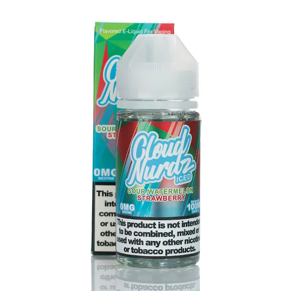 Cloud Nurdz ICED E-Liquid - No Nicotine Vape Juice - 100ml