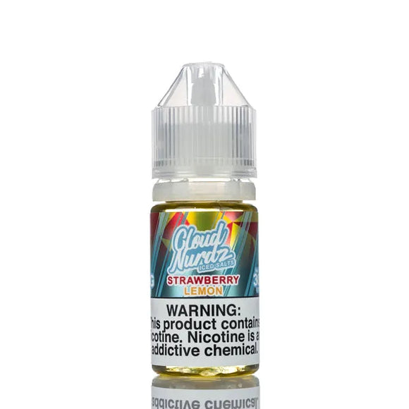 Cloud Nurdz Salts E-Liquid - Strawberry Lemon Iced - 30ml