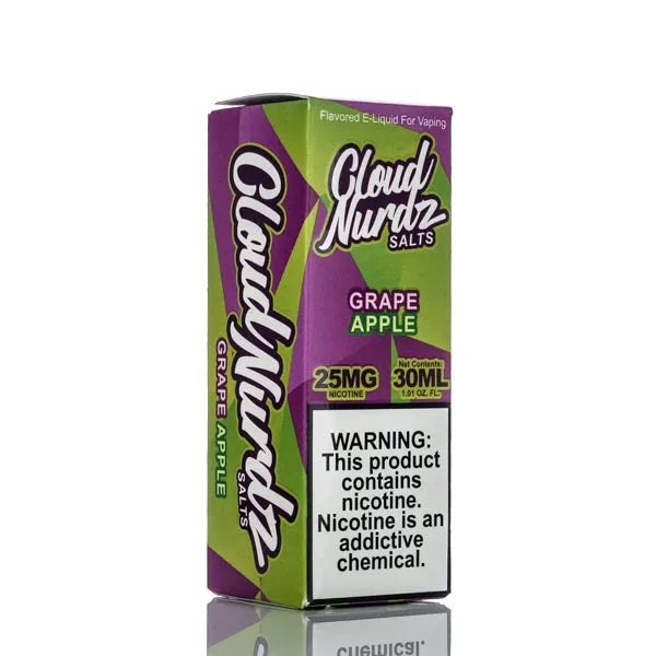 Cloud Nurdz Salts E-Liquid - Grape Apple - 30ml
