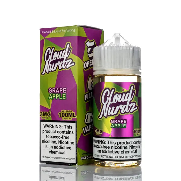 Cloud Nurdz E-Liquid - Grape Apple - 100ml