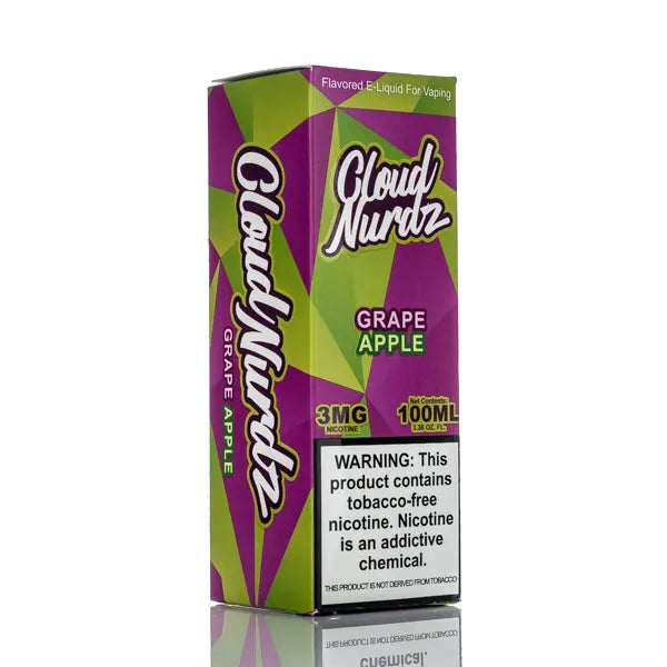 Cloud Nurdz E-Liquid - Grape Apple - 100ml | E-Juice Cloud Nurdz E-Liquid - Grape Apple - 100ml | E-Juice