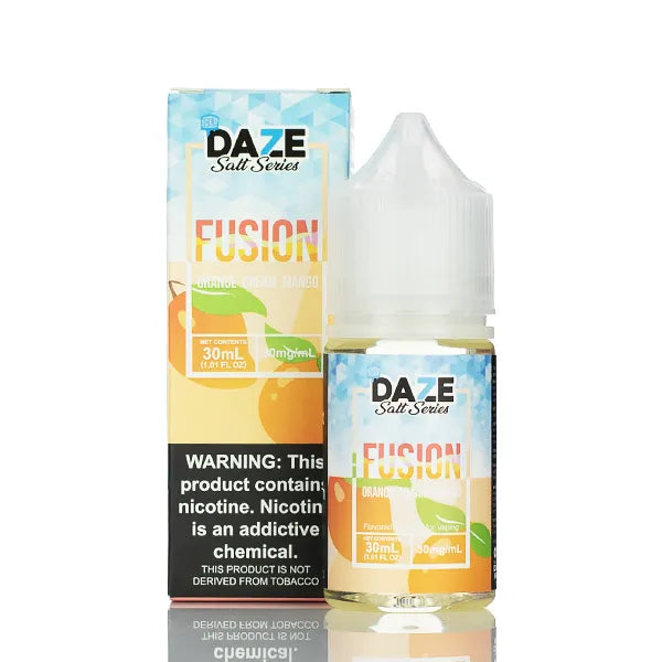 7 Daze Fusion TFN Salts - Orange Cream Mango ICED - 30ml