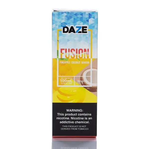7 Daze Fusion TFN - Pineapple Coconut Banana ICED - 100ml | Vape Juice 7 Daze Fusion TFN - Pineapple Coconut Banana ICED - 100ml | Vape Juice