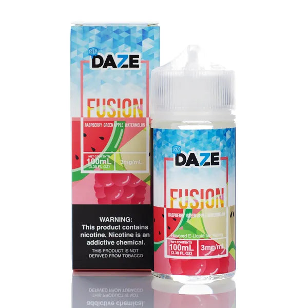 7 Daze Fusion TFN - Raspberry Green Apple Watermelon ICED - 100ml