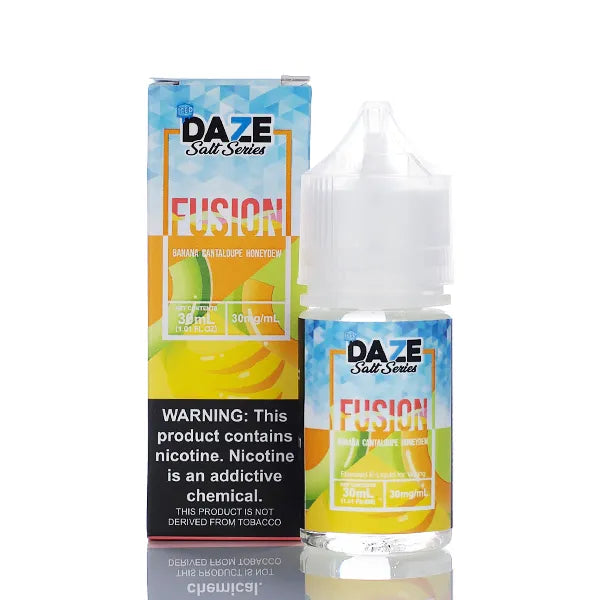7 Daze Fusion TFN Salt Banana Cantaloupe Honeydew ICED 30ml | Salt Nic