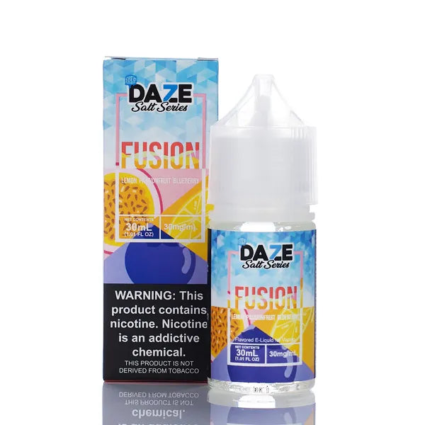 7 Daze Fusion TFN Salt - Lemon Passionfruit Blueberry ICED - 30ml