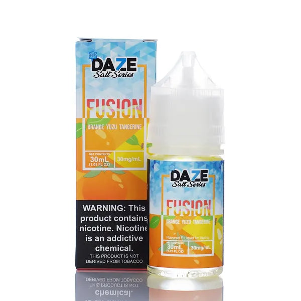 7 Daze Fusion TFN Salt - Orange Yuzu Tangerine ICED - 30ml