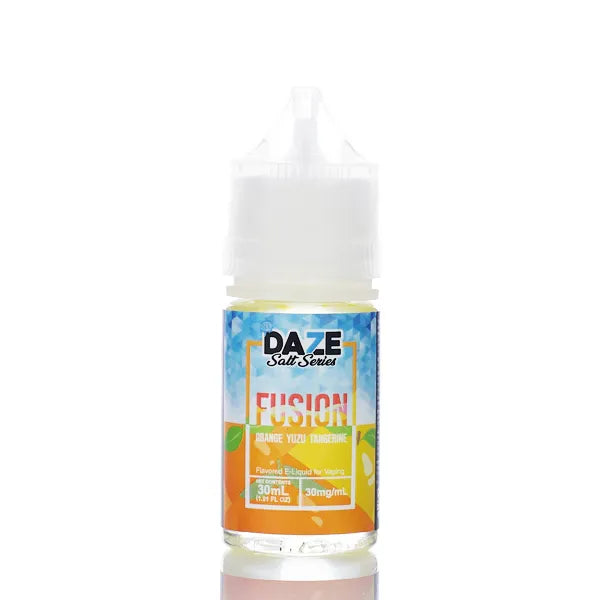 7 Daze Fusion TFN Salt - Orange Yuzu Tangerine ICED - 30ml - 0