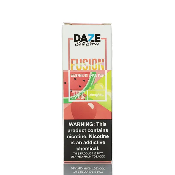 7 Daze Fusion TFN Salt - Watermelon Apple Pear - 30ml