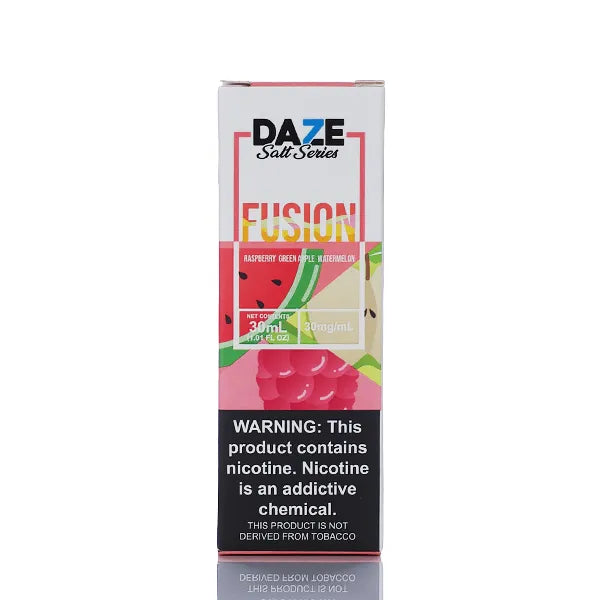7 Daze Fusion TFN Salt - Raspberry Green Apple Watermelon - 30ml