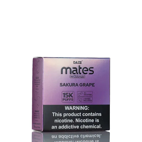 7 Daze Clickmate Mates Recharge | 18ml 5% Salt Nic 7 Daze Clickmate Mates Recharge | 18ml 5% Salt Nic