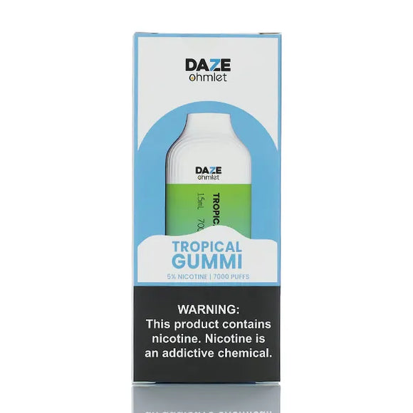 7 Daze Ohmlet 7000 Puffs Rechargeable Disposable Vape - 15ML