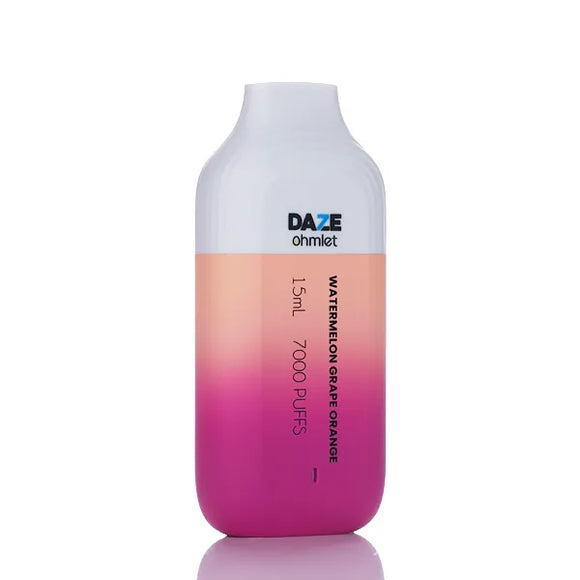 7 Daze Ohmlet 7000 Puffs Rechargeable Disposable Vape - 15ML