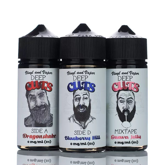 Vinyl and Vapor Deep Cuts - No Nicotine Vape Juice - 100ml