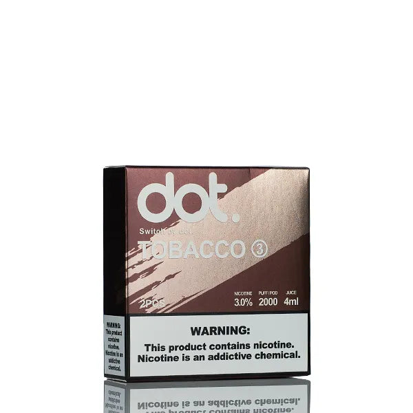dotMod Switch By dot. Disposable 2000 Puffs Pre-Filled Pods | Tobacco dotMod Switch By dot. Disposable 2000 Puffs Pre-Filled Pods | Tobacco